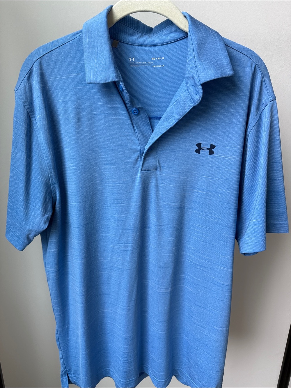 Under Armour Light Blue Men’s Golf Performance Polo